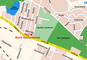 Mapa dojazdu